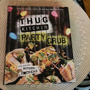 Thug Kitchen Party Grub cookbooks hard bound and never used